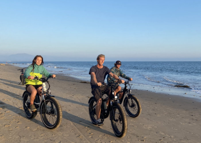 Beach Bike Tour on Electric bikes