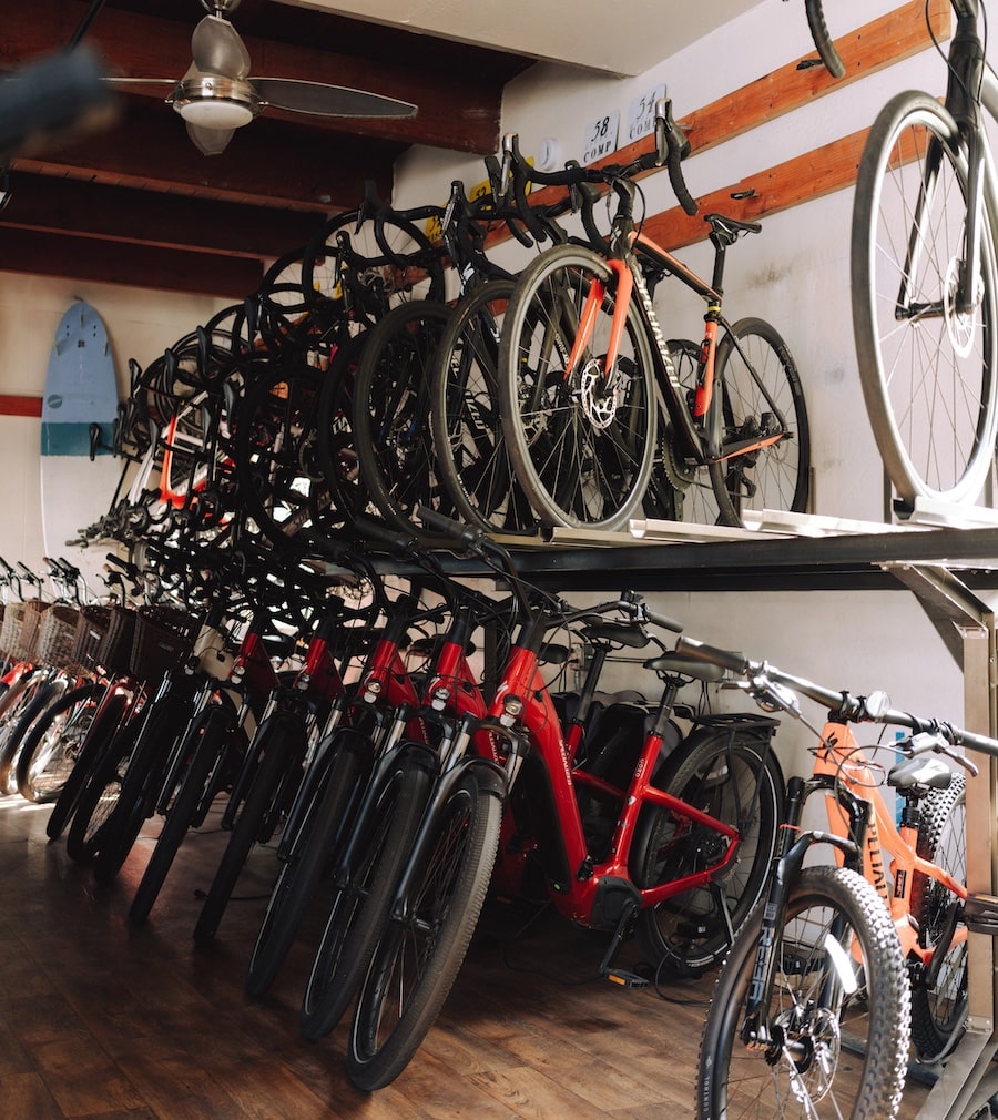 ebikes for bike tour on all day pass