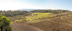 The top of Elings mountain bike track in Santa Barbara.