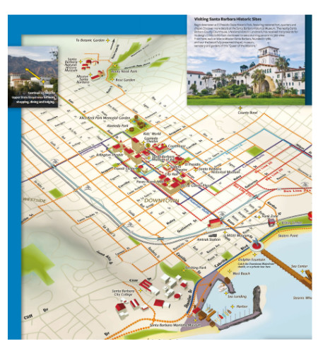 Santa Barbara Bike Map
