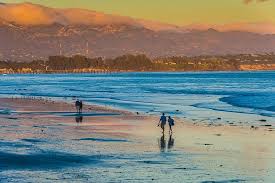 Going to the beach is popular thing to do in Santa Barbara! 